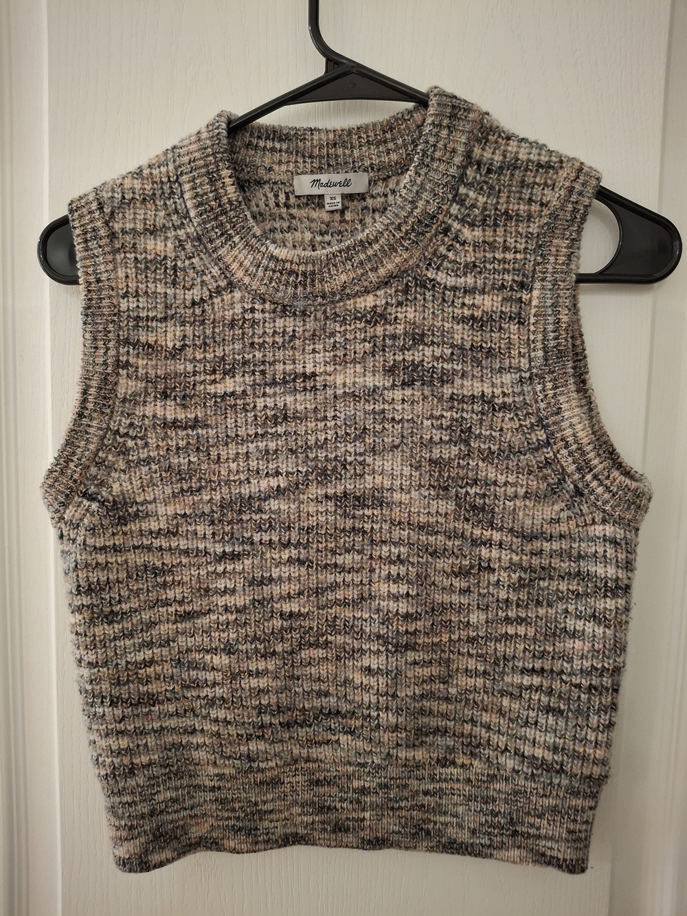 Madewell Multicolor Knit Sleeveless Sweater Vest